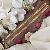 Vriksham Antique Gold Look Alike Bridal Anklets-G17802